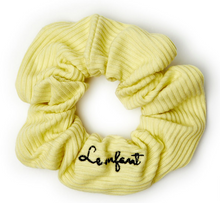 Load image into Gallery viewer, Le Enfant Ribbed Scrunchie Yellow