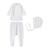 Oubon Wrap 2 Pc With Stitching And Hat - Pink