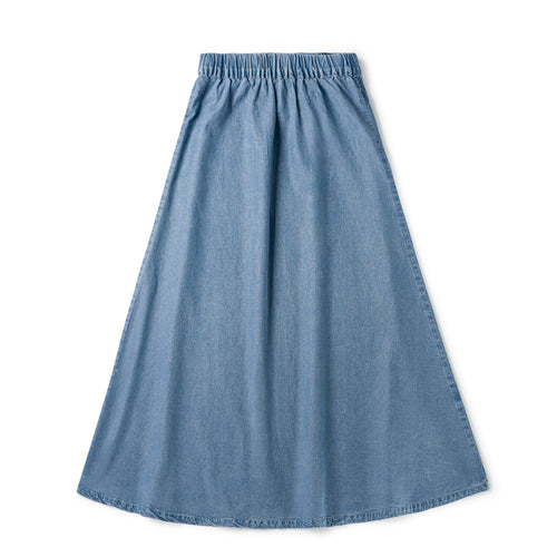 Birnham On The Sea Teen Skirt - Stonewash Denim