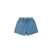 Load image into Gallery viewer, Birnham On The Sea Boys Shorts - Stonewash Denim