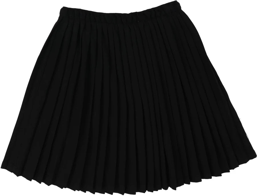Lil Legs Knife Pleated Skirt - Black