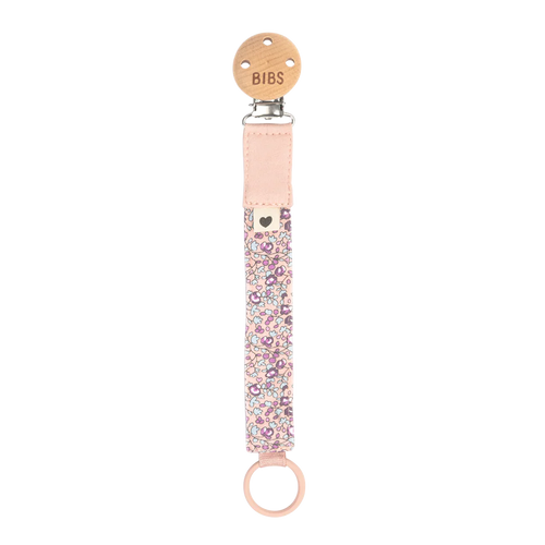 Bibs Pacifier X Liberty Pacifier Clip - Eloise Blush