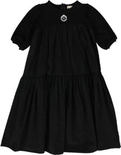 Load image into Gallery viewer, Lil Legs Emblem Maxi Dress 3/4 Sleeve - Black