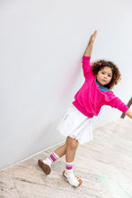 Load image into Gallery viewer, Mini Nod Logo Collared Sweatshirt - Pink / Denim