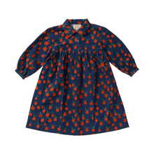 Load image into Gallery viewer, Wander &amp; Wonder Lotte Dress - Navy Tangerine