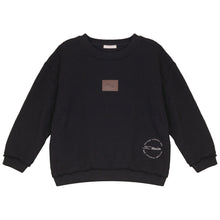 Load image into Gallery viewer, Calla Lili Boys Stamp Sweatshirt - Black