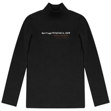 Load image into Gallery viewer, Calla Lili Girls Heritage Mockneck - Black