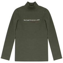 Load image into Gallery viewer, Calla Lili Girls Heritage Mockneck - Green