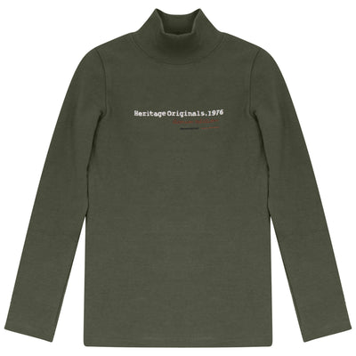 Calla Lili Girls Heritage Mockneck - Green