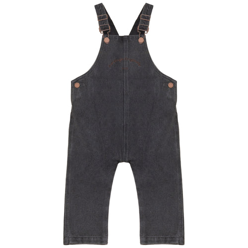 Calla Lili Baby Boy Denim Overall - Black