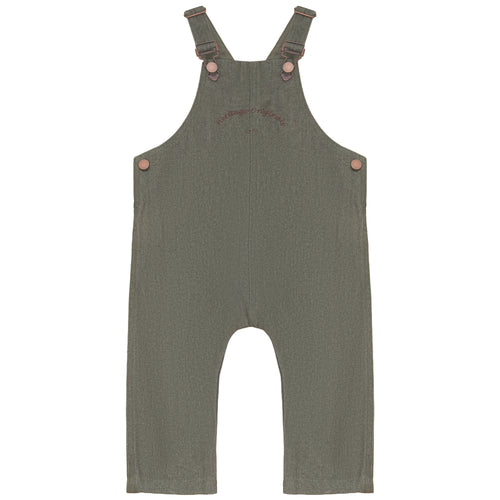 Calla Lili Baby Boy Denim Overall - Green