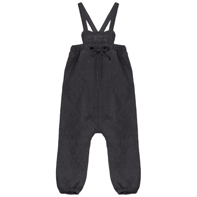 Calla Lili Baby Girl Heritage Romper - Black