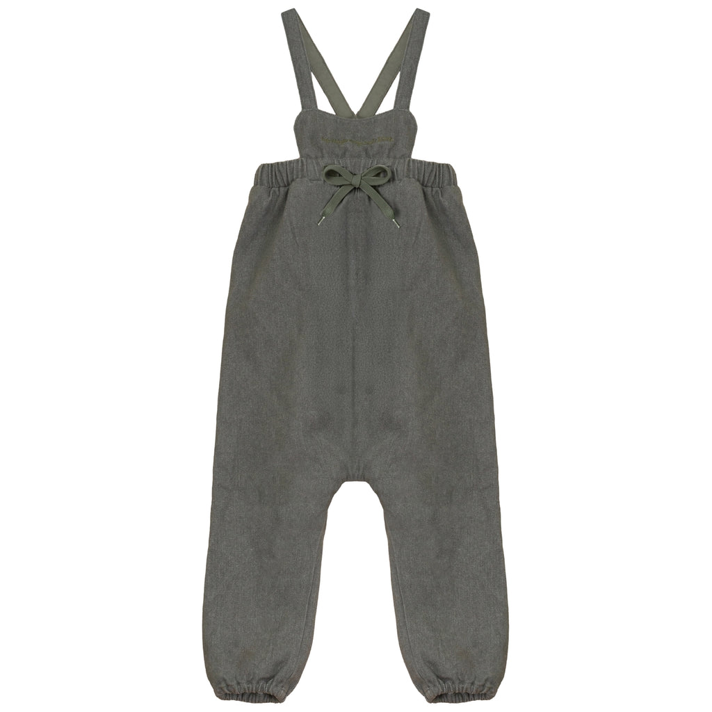 Calla Lili Baby Girl Heritage Romper - Green