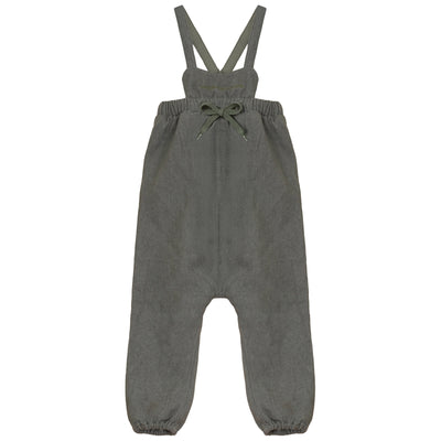 Calla Lili Baby Girl Heritage Romper - Green