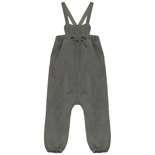 Calla Lili Baby Girl Heritage Romper - Green