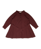 Crew Kids Gracie Denim Dress - Maroon