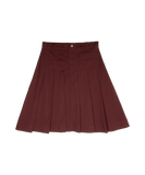 Crew Kids Gracie Denim Skirt - Maroon