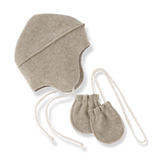 1+ In the Family Albi Beanie & Mittens - Beige