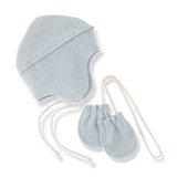 1+ In the Family Albi Beanie & Mittens - Ciel