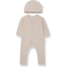 Load image into Gallery viewer, 1+ in the Family Alfons Jumpsuit &amp; Beanie - Nude (Pinkish)