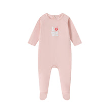 Load image into Gallery viewer, Oubon Love Patchwork Footie - Pink