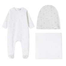Load image into Gallery viewer, Oubon Floral Cluster Print Layette Set - Blue