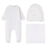 Oubon Logo And Star Print Layette Set - Pink