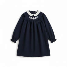 Load image into Gallery viewer, Cera Una Volta Kaya Dress - Navy Blue