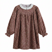 Load image into Gallery viewer, Cera Una Volta Kaya Dress - Burgundy Flower
