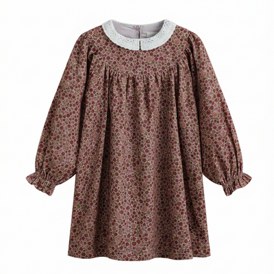 Cera Una Volta Kaya Dress - Burgundy Flower