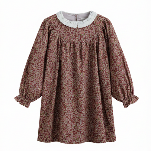 Cera Una Volta Kaya Dress - Burgundy Flower