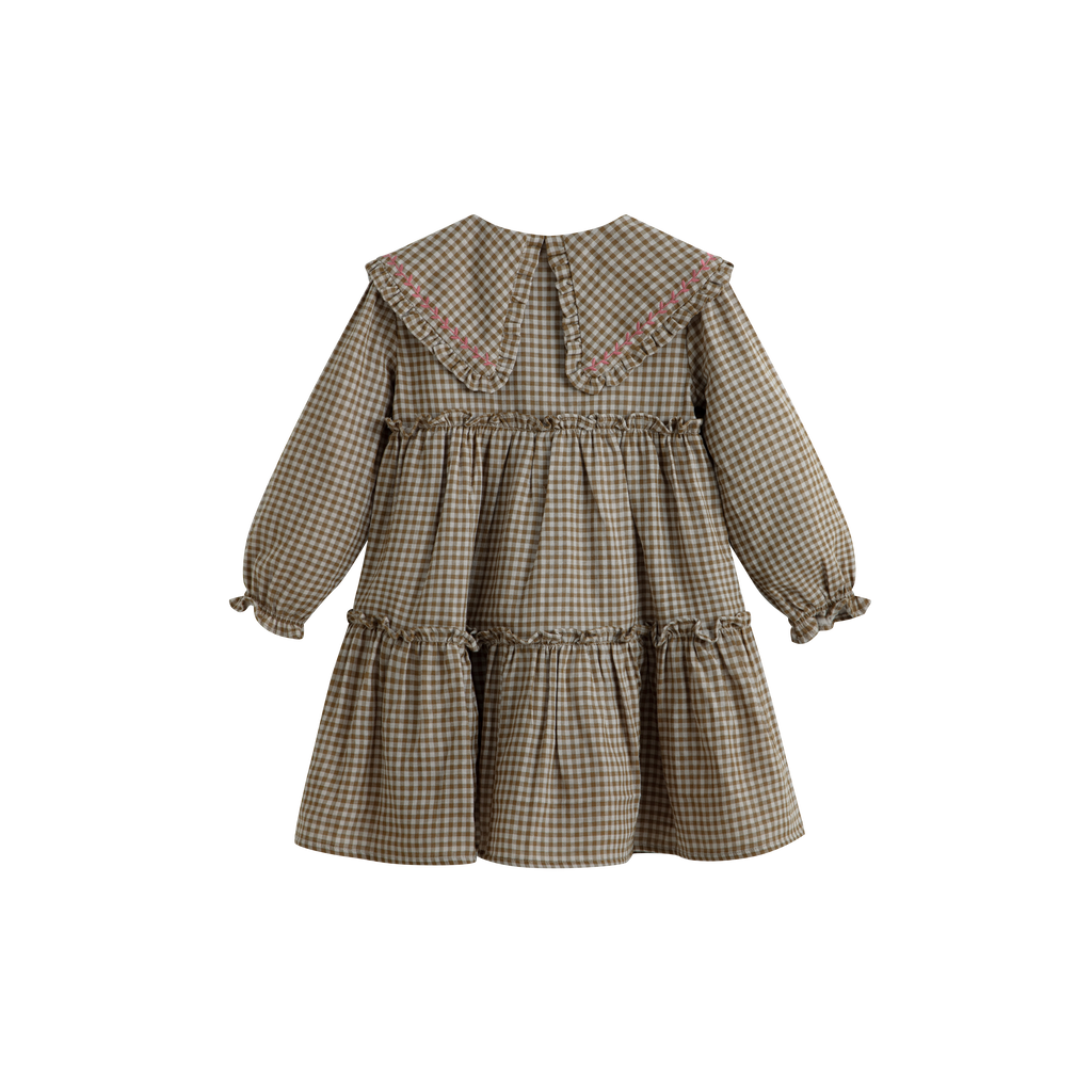 Cera Una Volta Viola Dress - Green Check