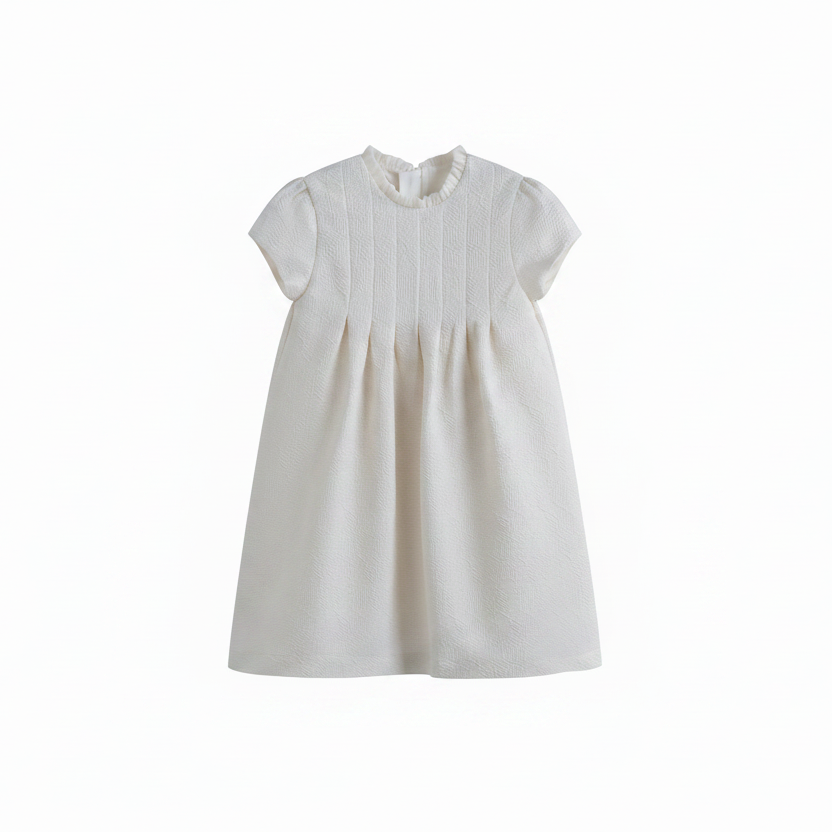 Cera Una Volta Brigitte Dress (Long Sleeves) - Cream
