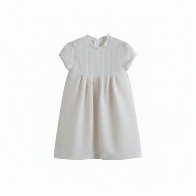 Cera Una Volta Brigitte Dress (Long Sleeves) - Cream