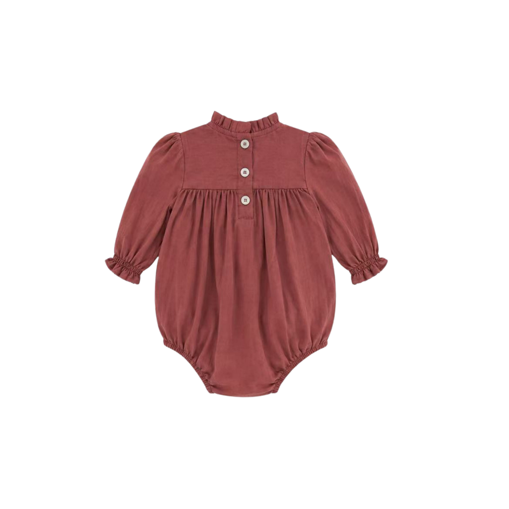 Cera Una Volta Mara Romper - Terracotta