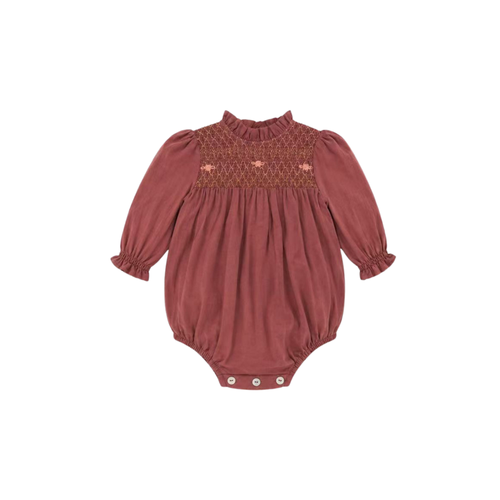 Cera Una Volta Mara Romper - Terracotta