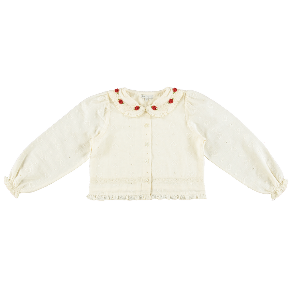 Bebe Organic Anita Blouse - Heart Lace