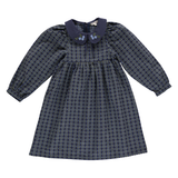 Bebe Organic Annette Dress - Midnight Jaquard