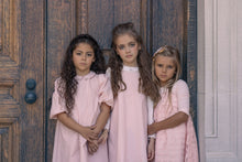 Load image into Gallery viewer, Little Tempest Taffeta Party Dress With Collar - Antique Pink