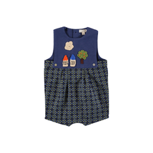 Load image into Gallery viewer, Bebe Organic Anton Romper - Midnight Jaquard