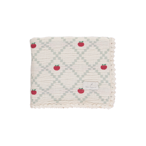 Bebe Organic Apple Blanket - Apple Patchwork