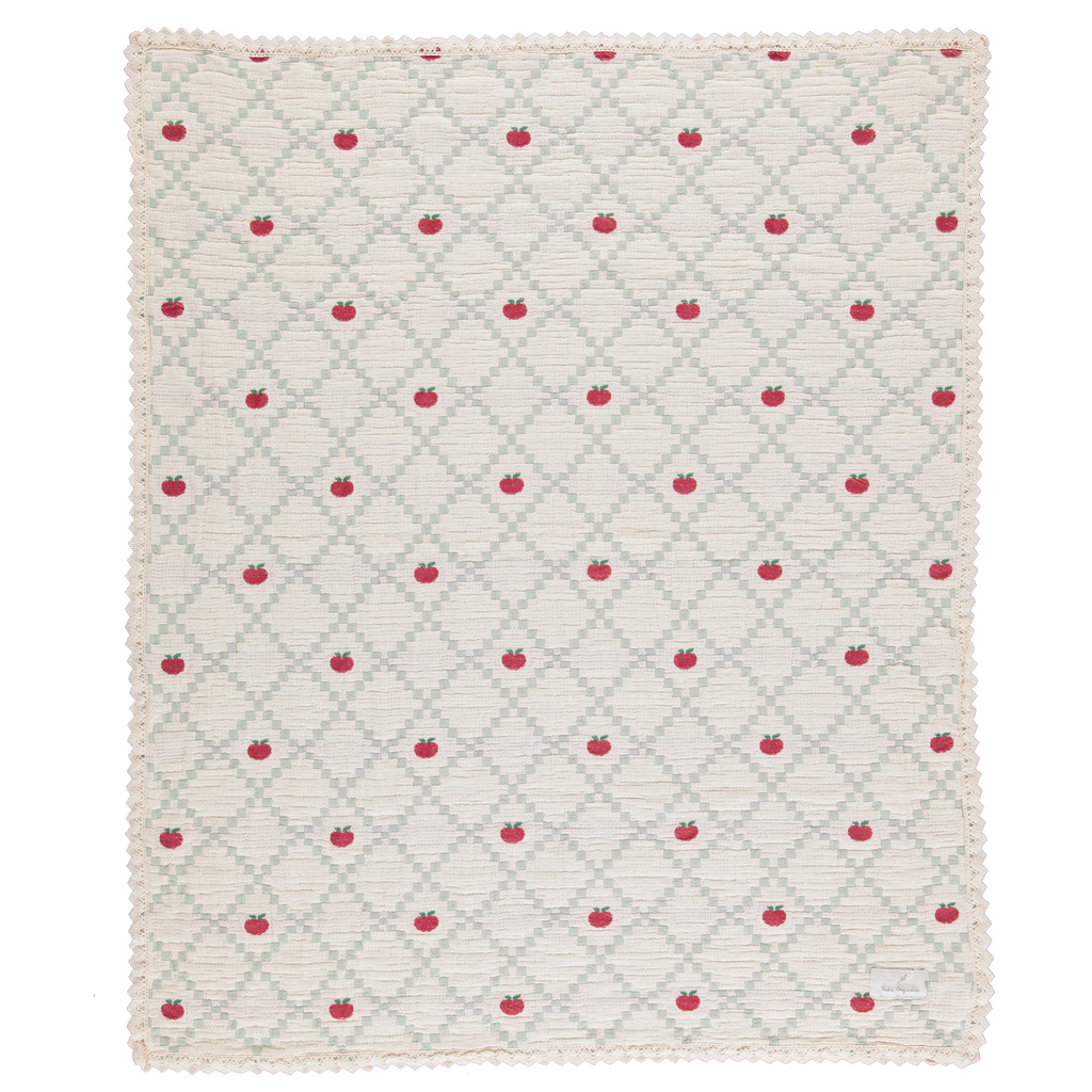 Bebe Organic Apple Blanket - Apple Patchwork