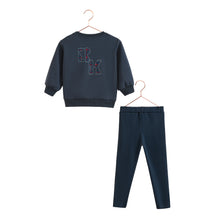 Load image into Gallery viewer, Retro Kid Arden Scuba Baby Boy Sweat Set - Indigo
