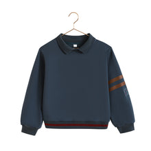 Load image into Gallery viewer, Retro Kid Arden Scuba Collar Sweatshirt - Indigo
