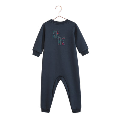 Retro Kid Arden Baby Romper - Indigo