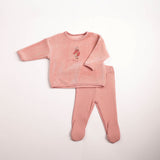 Bee & Dee Au Revoir Two Piece Set - Satin Pink