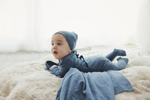 Lilette Sail Away Footie - Off Navy