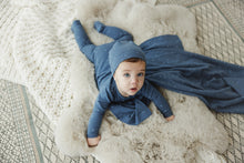 Load image into Gallery viewer, Lilette Sail Away Footie - Off Navy