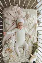 Load image into Gallery viewer, Lilette Take Me Home X Print Footie And Hat - Cream/Pink