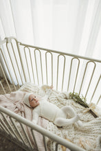 Load image into Gallery viewer, Lilette Take Me Home X Print Footie And Hat - Cream/Pink